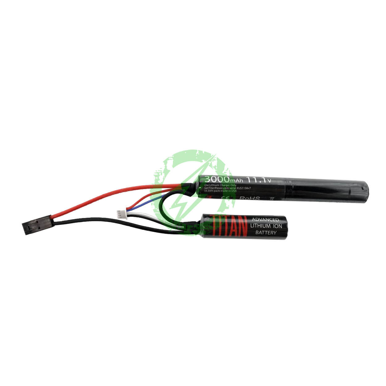 Titan Power 11.1v 3000mah NunChuck Battery Tamiya | Lithium Ion
