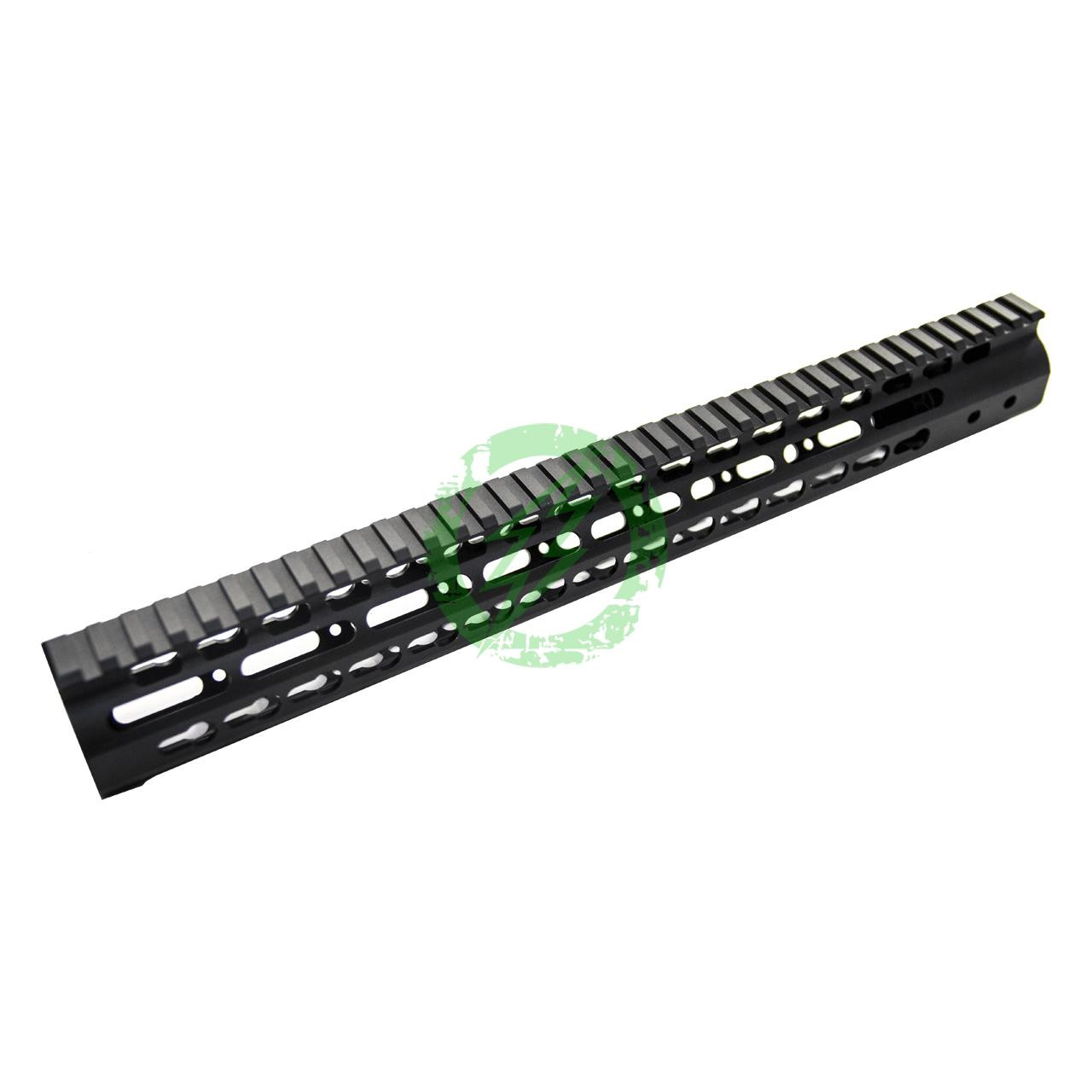 ZCI 15" Aluminum CNC Keymod Handguard for M4 (Black)