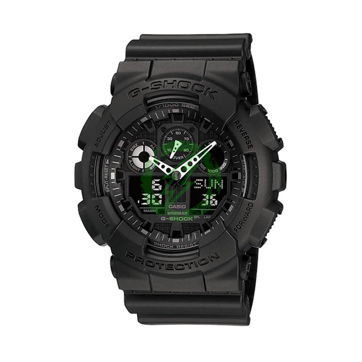 Casio MudMaster G-Shock Ani-Digi Black/White Wrist Watch