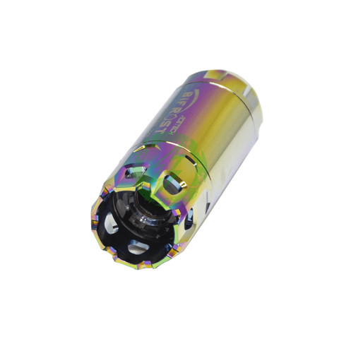 ACETECH Airsoft Pistol/Riffle Tracer Unit Brighter C 14mm CCW Negative Thread With M14 To M11 Adaptor Glow In The Dark Green Gel Bb Led Beam Lighting Effect Black