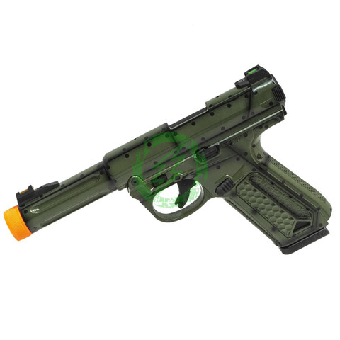 Rogue Customs "Iron Fleet" Action Army AAP-01 GBB Pistol | Green