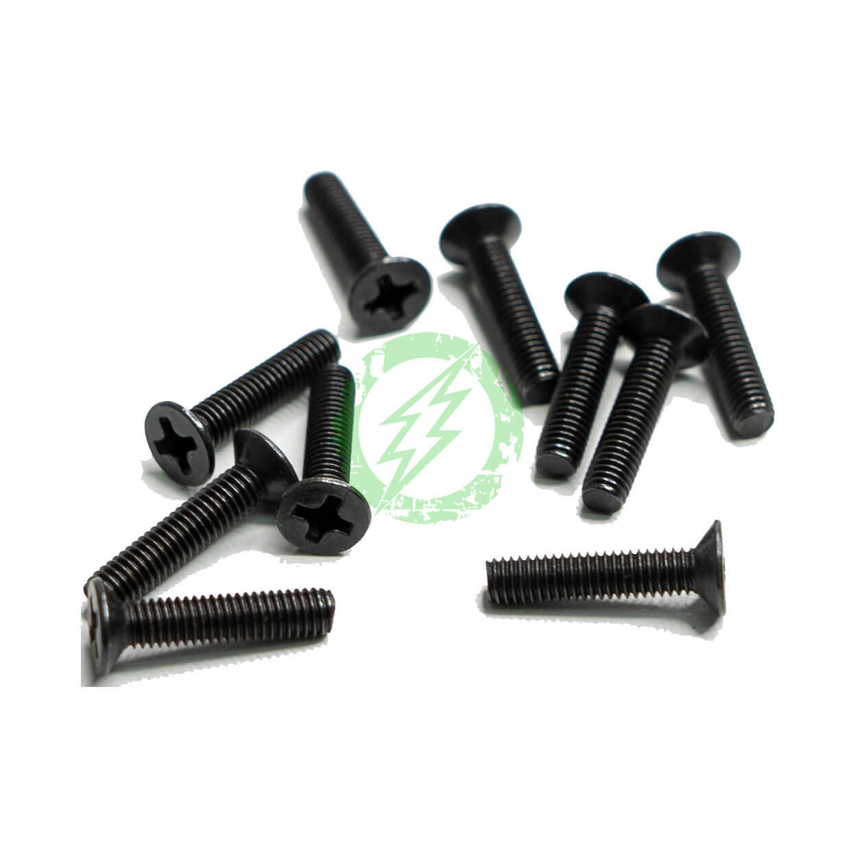 AIP M4 Gear Box V2 Gearbox Flat Head Screws 3x14