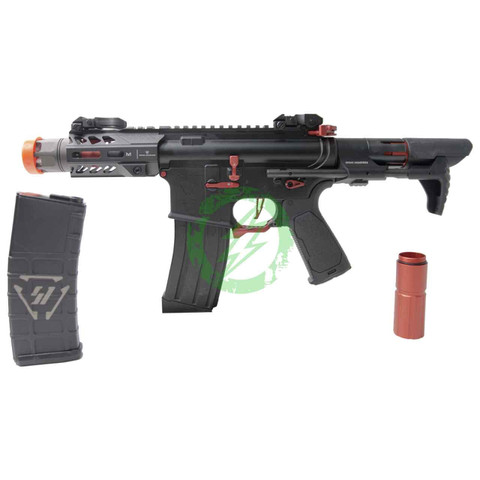 EMG Strike Industries Competition AEG G&P V2 GATE Aster Gearbox | Red CQB PDW Stock 350 FPS