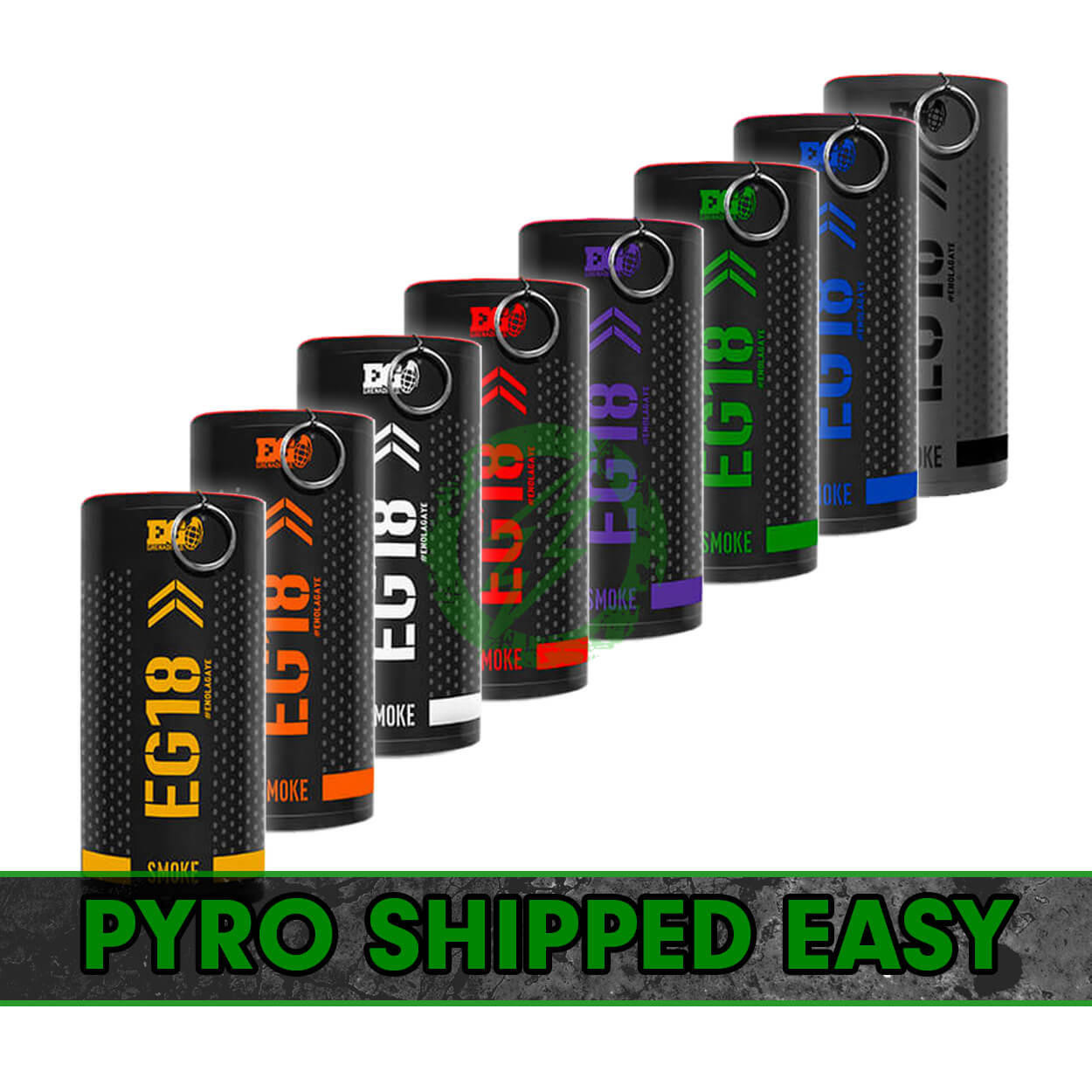 Pyro Shipped Easy Enola Gaye EG18 Smoke Grenade