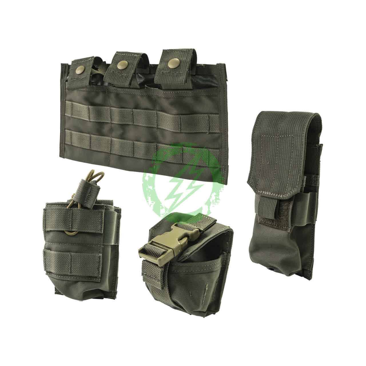 3F Supply Task Force Molle  Pouches | Ranger Green