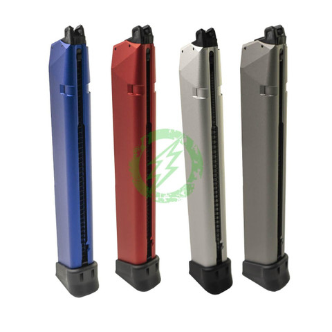 TTI Airsoft Aluminum Light Weight Extended Magazine for G-series 50 Rounds / Compatible with TM/WE/VFC