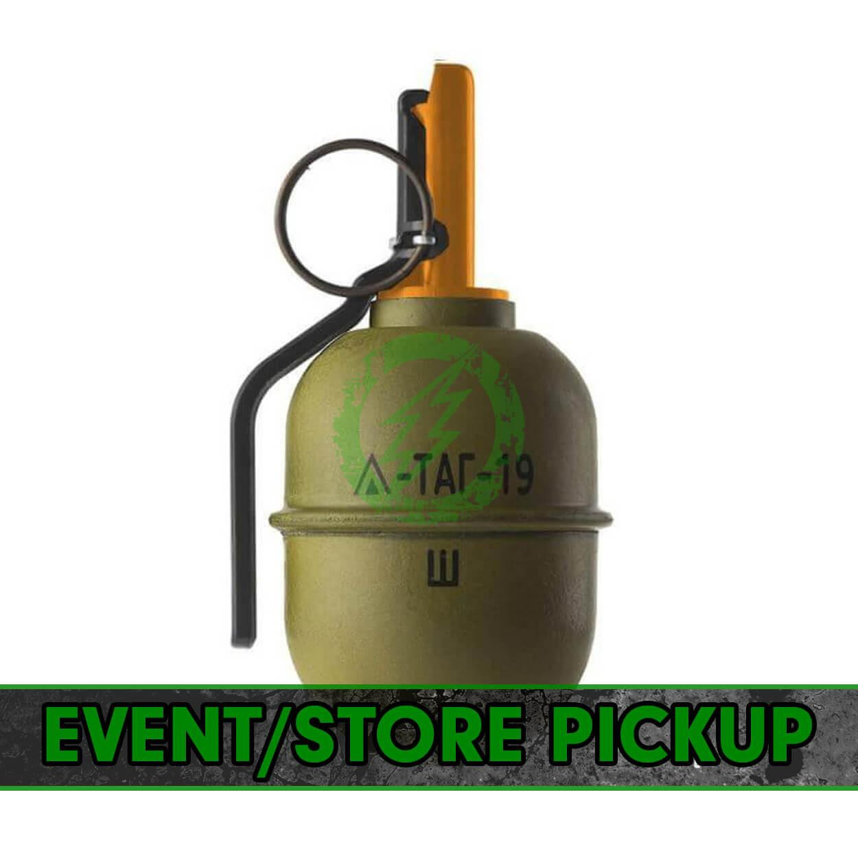 TAGinn TAG-19w Airsoft Hand Grenade | With BBs | Single | Event / Store Pickup