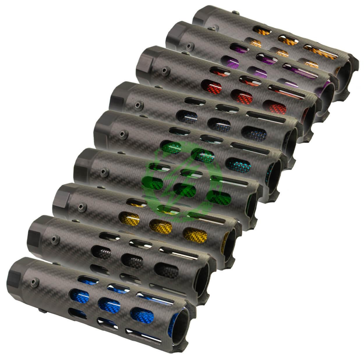 MAC Airsoft Carbon Fiber SPEED Cannon EVO Tracer Handguard 7" Works with Acetech Brighter C