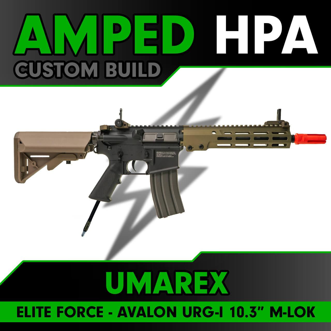 Amped Custom HPA Umarex Elite Force VFC Avalon URG-I 10.3" M-LOK GEN3
