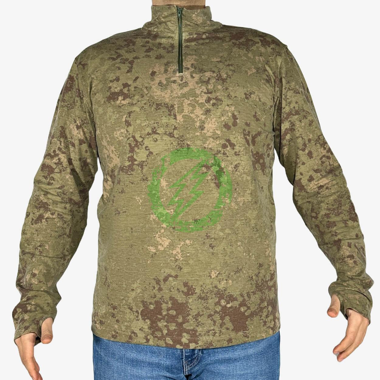 Kicking Mustang KMCS Stealth Guard Long Sleeve T-Shirt Next Gen Brown