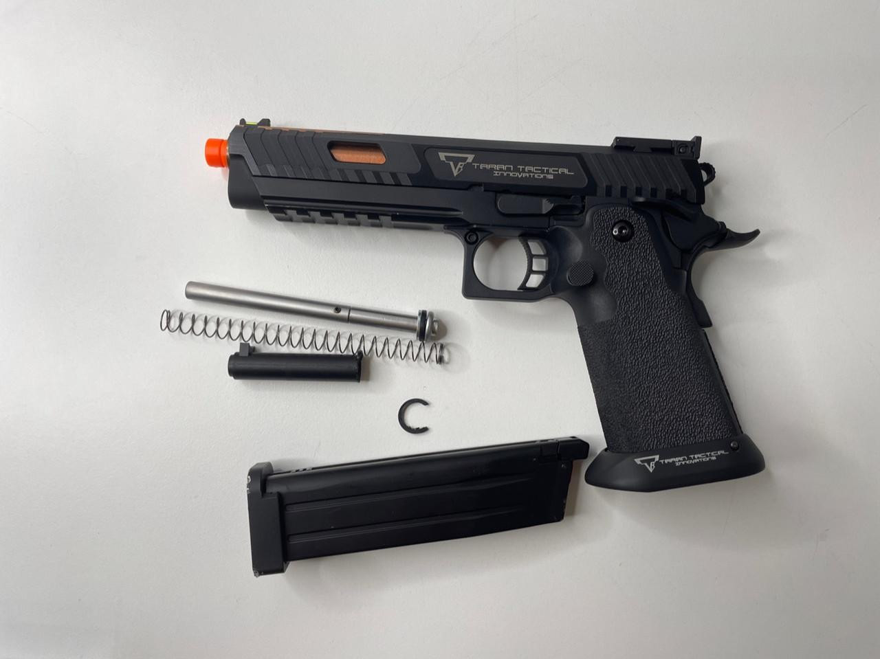 Bone Yard | EMG Teran Tactical TTI Licensed JW3 2011 Combat Master Airsoft Training Pistol w/ Custom Island Barrel CO2