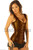 Corset Cuir Marron - 1