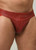 Détail perforation cuir jockstrap homme