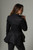 Veste en denim noir Femme