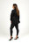 Veste en denim noir Femme - arrière
