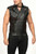 Gilet en cuir sans manches Homme - arrière