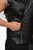 Gilet en cuir sans manches Homme - côté
