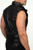 Gilet en cuir sans manches Homme - détails