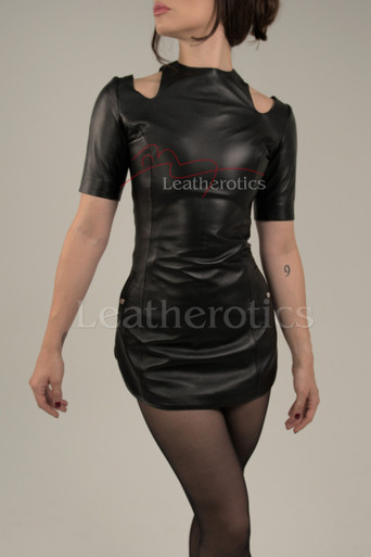 Top Long Noir Sans Manches À Zip Devant | Tops | PLT FR