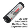 21700 6000mAh Li-ion Battery Button top Orbtronic Rechargeable Unprotected small photo thumbnail