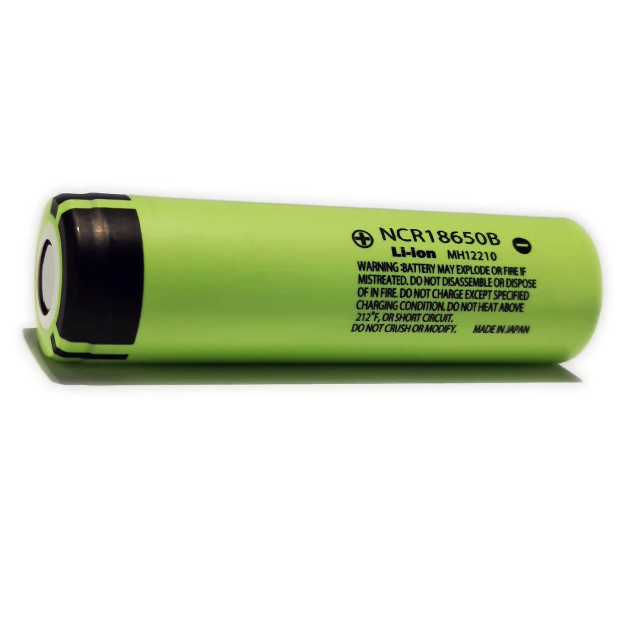 NCR18650B 18650 Battery Panasonic-Japan 3400mAh Li-ion 3.7V Flat Top  Rechargeable