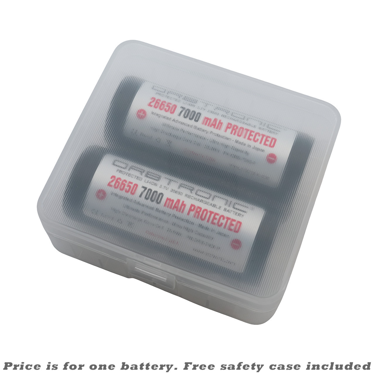 Y　ゲルマニウム大粒7mm 26650 7000 mAh PROTECTED Highest Capacity Li-ion Orbtronic