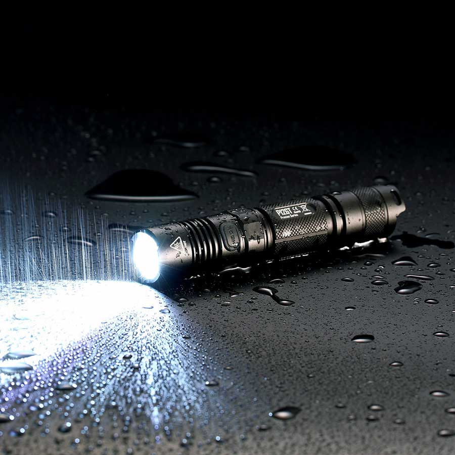 Nitecore P12GT Flashlight Beam Throw 367m XP-L HI V3 LED