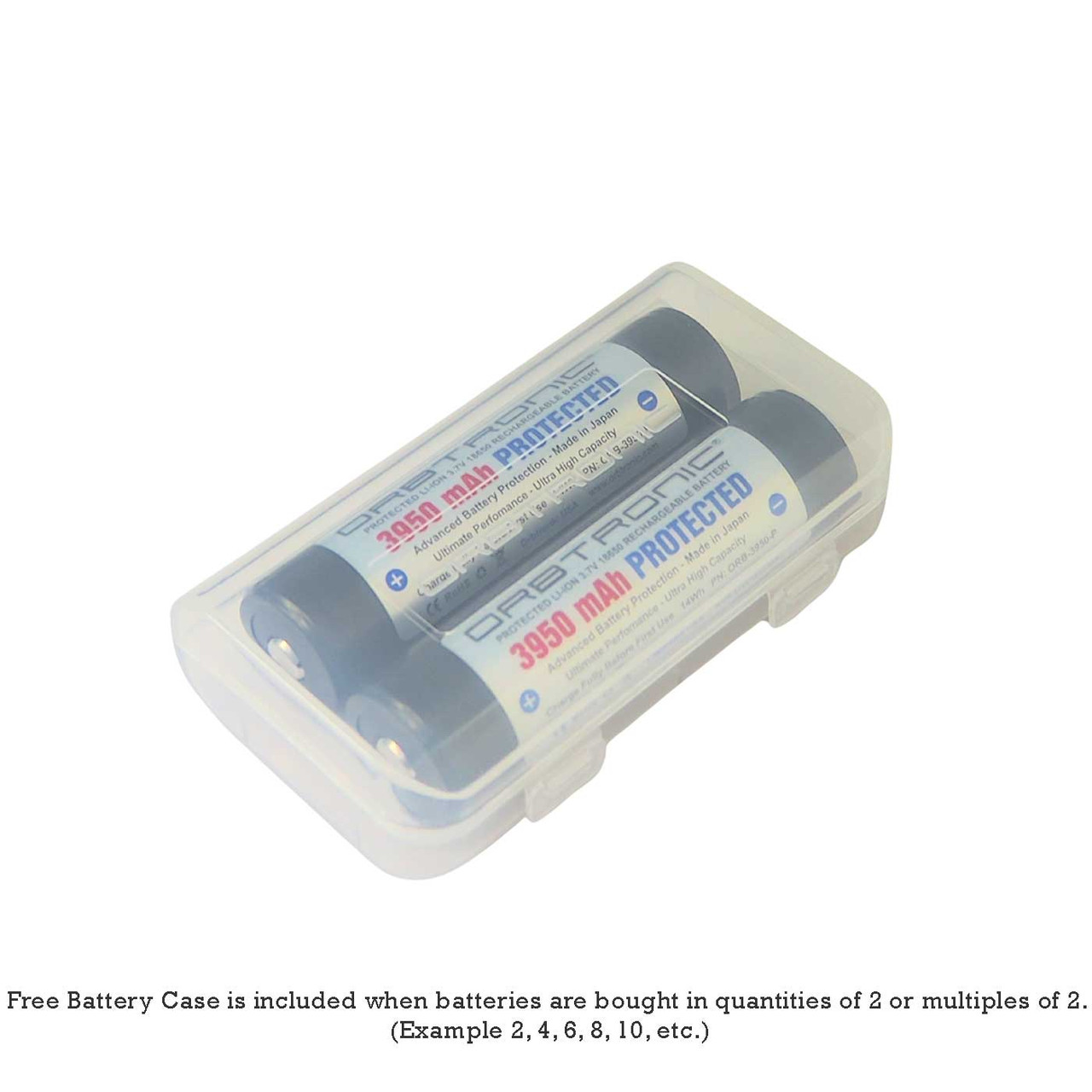18650 Highest Capacity Battery 3950mAh Protected Orbtronic Button 18650 Highest Capacity Battery 3950mAh Protected Orbtronic Button