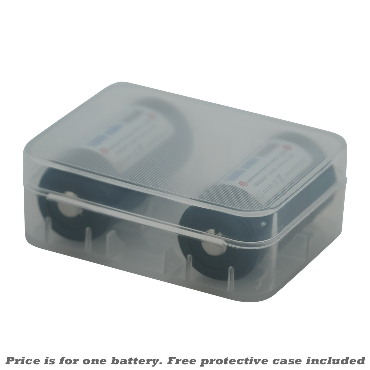 18350 Protected 1600mAh Button Top Li-ion Rechargeable Battery