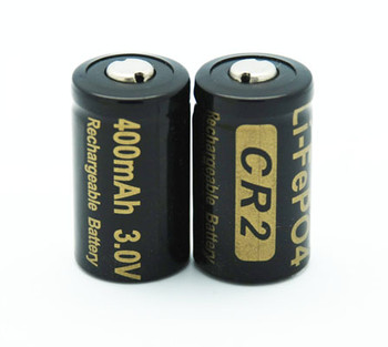 -CR2 Battery Rechargeable Li-ion 3V (Two Batteries) Lithium-ion 15270 - Battery case Included