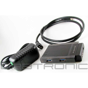 USB 3.0 SuperSpeed 4 port 5Gbps Hub (with external power supply)