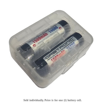 14500 protected batteries in safety case / holder