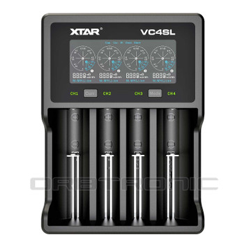 Xtar VC4SL Battery Charger 4 slots 18650 21700 26650 18500 14500 18350 16340 10440 for Li-ion/ IMR/ Ni-Mh AA AAA rechargeable batteries