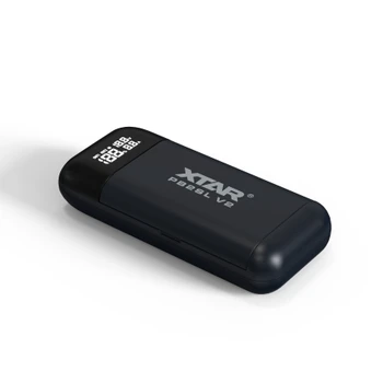 Li-ion Battery Charger + Power Bank 18650 21700 Xtar PB2SL V2 USB C