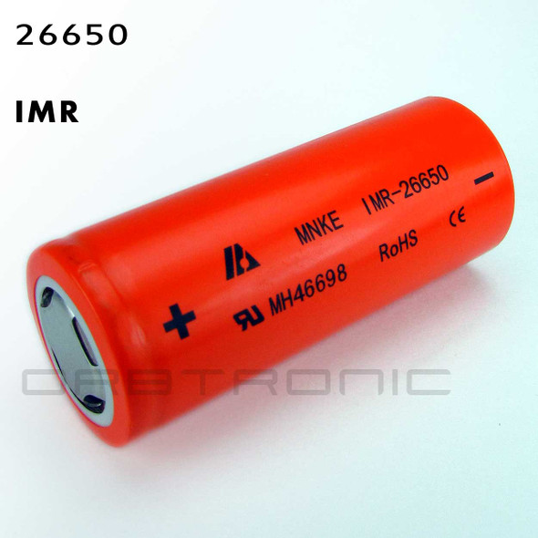 * IMR 26650 MNKE Battery Cell 3800mAh Li-Mn