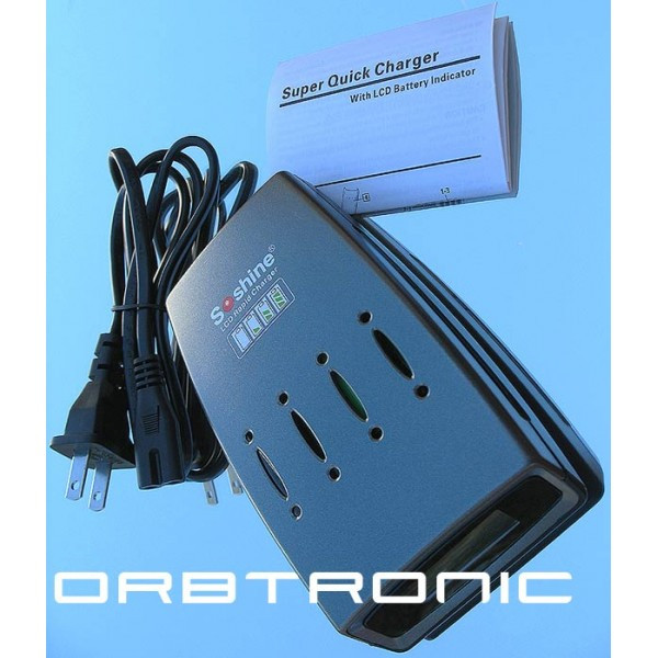 Universal Intelligent Battery Charger with LCD for NIMH/NICD