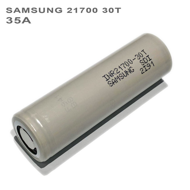 Samsung-30T 21700 battery 35A flat top 20700