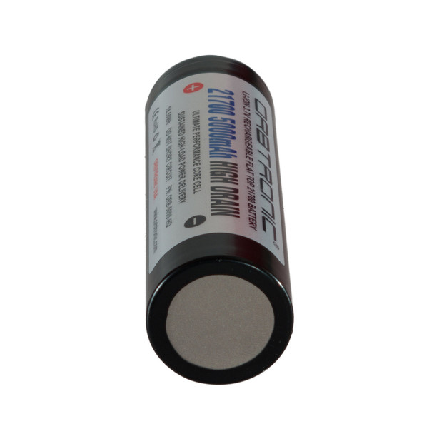 21700 high drain battery negative contact close up