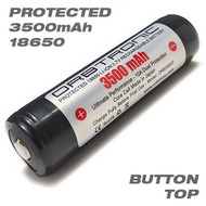 18650 li-ion rechargeable button top battery