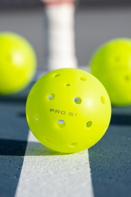 Selkirk Outdoor Pro S1 Pickleball (12-pack) - Yellow