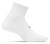 Feetures High Performance Cushion Quarter Socks - Large White