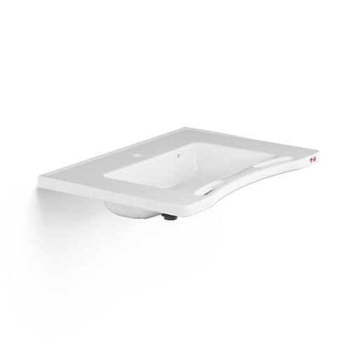 Pressalit MATRIX MEDIUM R2122 vanity basin for powered unit with overflow 