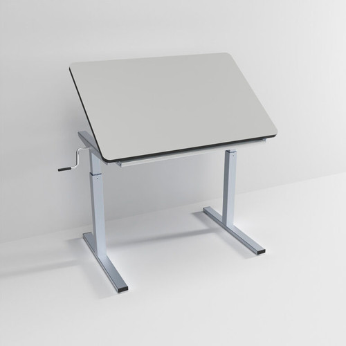 Ropox Ergo table 20-70211, Type B, tilting top, 1200 x 600mm, manual height adjustable table