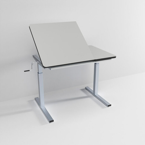 Ropox Ergo table 20-70013, Type D, tilting & flat top, 900 x 600mm, manual height adjustable table