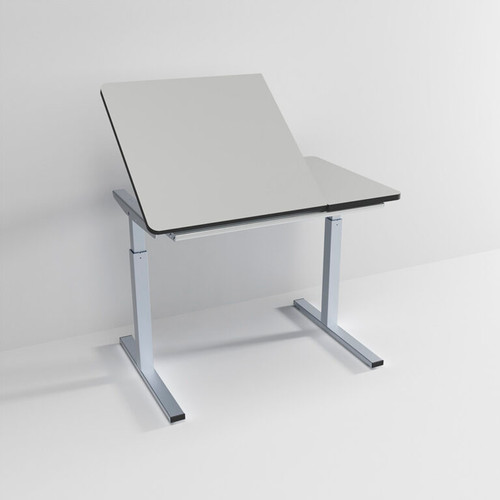 Ropox Ergo table 20-70213, Type D, tilting & flat top, 1200 x 600mm, manual height adjustable table