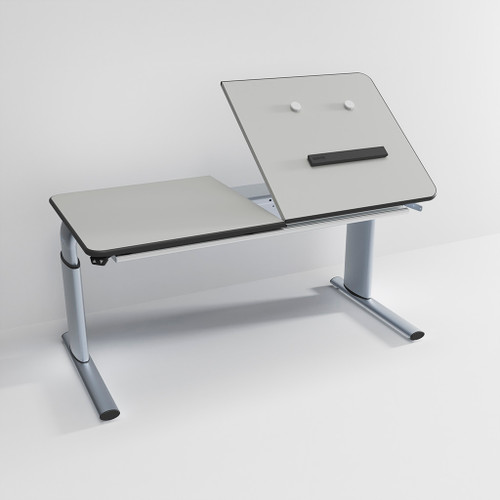 Ropox Vision table 20-60225-21, Type F, flat & RH tilting top, 1200 x 600mm, electric height adjustable table, H2: 600-900mm
