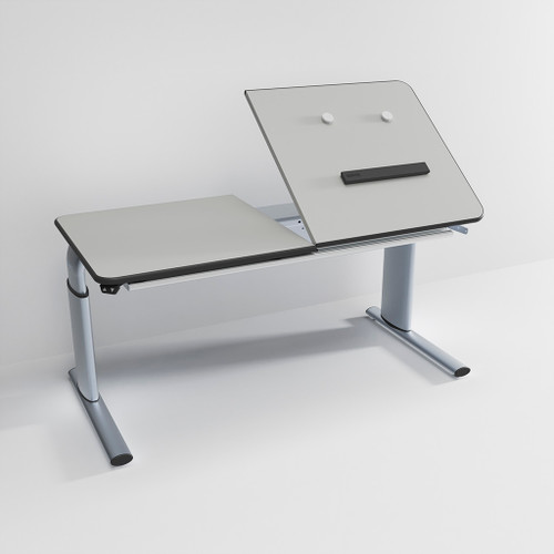 Ropox Vision table 20-60225-21, Type F, flat & RH tilting top, 1200 x 600mm, electric height adjustable table, H2: 600-900mm