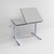 Ropox Ergo table 20-70012, Type C, flat & tilting top, 900 x 600mm, manual height adjustable table