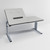 Ropox Vision table 20-60226-21, Type G, LH tilting & flat top, 1200 x 600mm, height adjustable table, H2: 600-900mm
