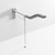 Ropox Toilet support arm with support leg 40-40431, wave, 900mm